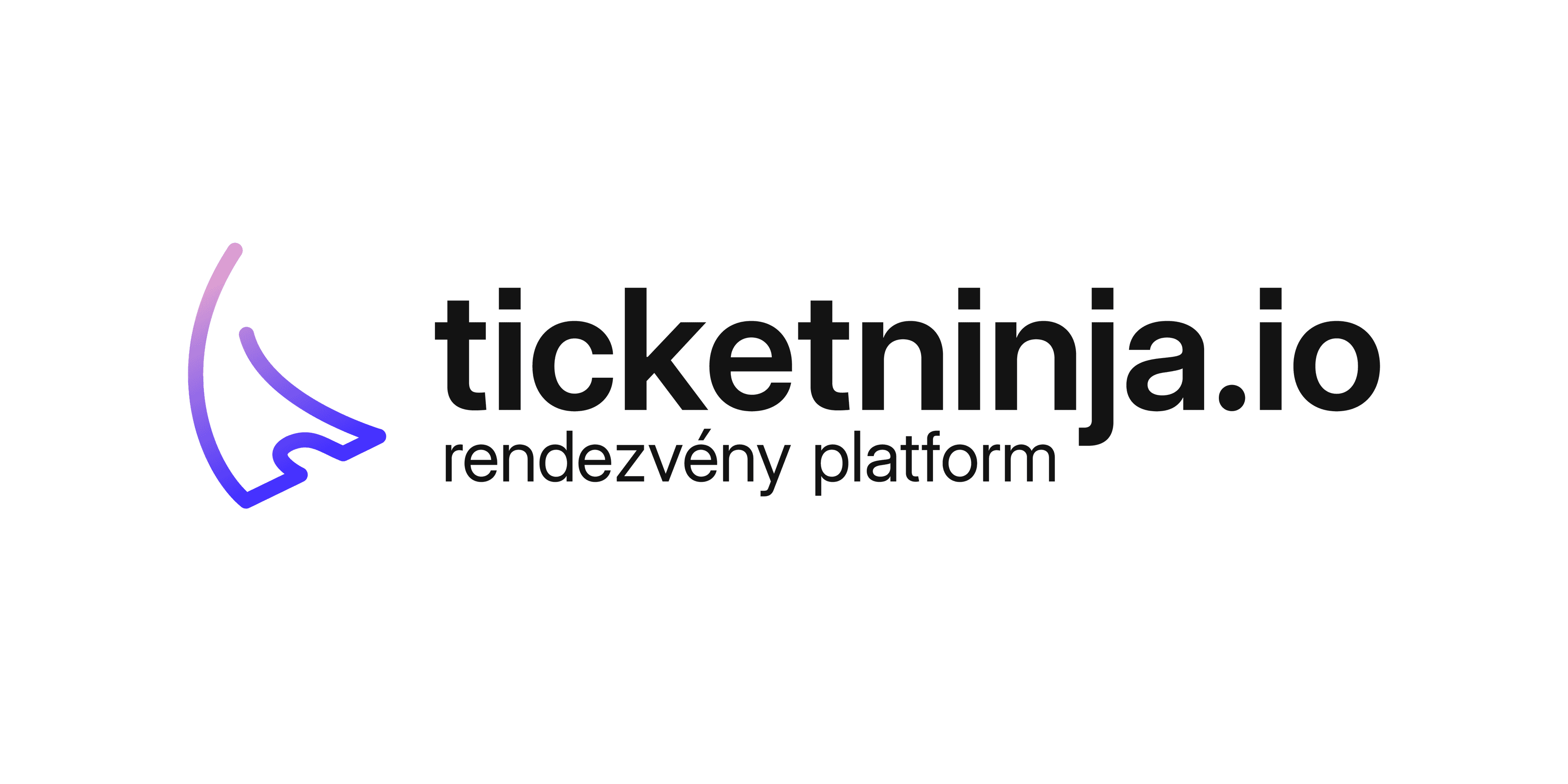 TicketNinja logó – horizontal (színes)